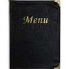 SECURIT PORTA MENU' A5-23,7x17cm NERO in PVC BASIC con 4+2 BUSTE FISSE