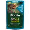 Monge BWild Grain Free sterilised bocconcini (tonno e gamberetti) - 6 bustine da 85gr.
