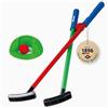 Schildkröt Set da mini golf per bambini - set completo con 2 mazze, 2 palline di gommapiuma e bersaglio - gioco da golf per interni ed esterni