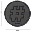 V-STORM PATCH 3D IN PVC CON VELCRO HASHTAG