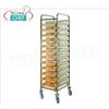 Carrello inox 12 Posti