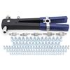Yuhtech 110Pcs Kit rivettatore a mano Rivetto dado pistola, rivetto filettato Kit dado Set dado rivetto strumento rivetto Nutsert pistola rivettatrice a mano rivetto dado pistola