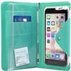 XURJUMI Cordino Universale Per Cellulare A Tracolla, Collana In Poliestere Con Toppa, Design Foglie Di Vite Verde, Antismarrimento