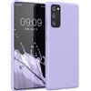 kwmobile Custodia Compatibile con Samsung Galaxy S20 FE Cover - Back Case per Smartphone in Silicone TPU - Protezione Gommata - lavanda pastello
