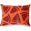BonaMaison Arancio-Bordeaux Fodera per Cuscino Cotone e Copricuscini Federa per Divano Casa Soggiorno Camera da Letto Decorazione Interni ed Esterni, 45x60 Cm - Progettata e Prodotta in Turchia