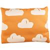 BonaMaison Bianco-Arancio Fodera per Cuscino Cotone e Copricuscini Federa per Divano Casa Soggiorno Camera da Letto Decorazione Interni ed Esterni, 45x60 Cm - Progettata e Prodotta in Turchia