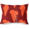 BonaMaison Arancio-Bordeaux Fodera per Cuscino Cotone e Copricuscini Federa per Divano Casa Soggiorno Camera da Letto Decorazione Interni ed Esterni, 45x60 Cm - Progettata e Prodotta in Turchia