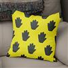 BonaMaison Fodera per Cuscino Giallo neon e fumo Cotone e Copricuscini Federa per Divano Casa Soggiorno Camera da Letto Decorazione Interni ed Esterni, Dimensioni: 43x43 - Prodotta in Turchia