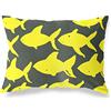 BonaMaison Neon Giallo-Fumi Fodera per Cuscino Cotone e Copricuscini Federa per Divano Casa Soggiorno Camera da Letto Decorazione Interni ed Esterni, 45x60 Cm - Progettata e Prodotta in Turchia