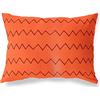 BonaMaison Arancio-Bordeaux Fodera per Cuscino Cotone e Copricuscini Federa per Divano Casa Soggiorno Camera da Letto Decorazione Interni ed Esterni, 45x60 Cm - Progettata e Prodotta in Turchia