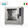 FORNO CONVEZIONE VAPORE DIRETTO A GAS per PASTICCERIA, 8 TEGLIE da mm.600x400, COMANDI ELETTROMECCANICI