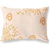 BonaMaison Bianco-Arancio Fodera per Cuscino Cotone e Copricuscini Federa per Divano Casa Soggiorno Camera da Letto Decorazione Interni ed Esterni, 45x60 Cm - Progettata e Prodotta in Turchia