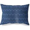 BonaMaison Blu Fodera per Cuscino Cotone e Copricuscini Federa per Divano Casa Soggiorno Camera da Letto Decorazione Interni ed Esterni, 45x60 Cm - Progettata e Prodotta in Turchia