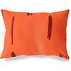 BonaMaison Arancio-Bordeaux Fodera per Cuscino Cotone e Copricuscini Federa per Divano Casa Soggiorno Camera da Letto Decorazione Interni ed Esterni, 45x60 Cm - Progettata e Prodotta in Turchia