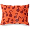 BonaMaison Arancio-Bordeaux Fodera per Cuscino Cotone e Copricuscini Federa per Divano Casa Soggiorno Camera da Letto Decorazione Interni ed Esterni, 45x60 Cm - Progettata e Prodotta in Turchia