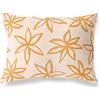 BonaMaison Bianco-Arancio Fodera per Cuscino Cotone e Copricuscini Federa per Divano Casa Soggiorno Camera da Letto Decorazione Interni ed Esterni, 45x60 Cm - Progettata e Prodotta in Turchia