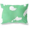 BonaMaison Petrolio Verde-Bianco Fodera per Cuscino Cotone e Copricuscini Federa per Divano Casa Soggiorno Camera da Letto Decorazione Interni ed Esterni, 35x50 Cm - Progettata e Prodotta in Turchia