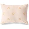 BonaMaison Bianco-Arancio Fodera per Cuscino Cotone e Copricuscini Federa per Divano Casa Soggiorno Camera da Letto Decorazione Interni ed Esterni, 45x60 Cm - Progettata e Prodotta in Turchia