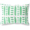BonaMaison Petrolio Verde-Bianco Fodera per Cuscino Cotone e Copricuscini Federa per Divano Casa Soggiorno Camera da Letto Decorazione Interni ed Esterni, 45x60 Cm - Progettata e Prodotta in Turchia