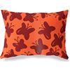 BonaMaison Arancio-Bordeaux Fodera per Cuscino Cotone e Copricuscini Federa per Divano Casa Soggiorno Camera da Letto Decorazione Interni ed Esterni, 45x60 Cm - Progettata e Prodotta in Turchia
