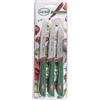 Sanelli Set 3 Coltelli Frutta e verdura Pomodoro seghettato cm.12