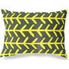 BonaMaison Neon Giallo-Fumi Fodera per Cuscino Cotone e Copricuscini Federa per Divano Casa Soggiorno Camera da Letto Decorazione Interni ed Esterni, 45x60 Cm - Progettata e Prodotta in Turchia