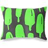 BonaMaison Neon Verde-Fumi Fodera per Cuscino Cotone e Copricuscini Federa per Divano Casa Soggiorno Camera da Letto Decorazione Interni ed Esterni, 45x60 Cm - Progettata e Prodotta in Turchia