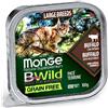 MONGE GATTO UMIDO 100 G BWILD GRAIN FREE LARGE BREEDS PATE' BUFALO E ORTAGGI VASCHETTA