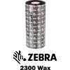 Zebra 02300GS08407/S - Ribbon - Inchiostro a nastro Zebra 2300 Wax Cera