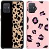 Yoedge 2 Pezzi Cover per Samsung Galaxy A71 (4G) 6,7, Squishy Silicone TPU Custodia per Cellulari con Disegni Aesthetic, Antiurto Originale Cover Disegno Case per Samsung A71 (4G), Leopardo