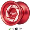 YOYO FACTORY Shutter - Rosso (Yo-Yo del Campione del Mondo "Gentry Stein", Corda e Istruzioni Incluse)