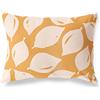 BonaMaison Bianco-Arancio Fodera per Cuscino Cotone e Copricuscini Federa per Divano Casa Soggiorno Camera da Letto Decorazione Interni ed Esterni, 45x60 Cm - Progettata e Prodotta in Turchia