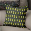 BonaMaison Fodera per Cuscino Giallo neon e fumo Cotone e Copricuscini Federa per Divano Casa Soggiorno Camera da Letto Decorazione Interni ed Esterni, Dimensioni: 43x43 - Prodotta in Turchia
