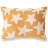 BonaMaison Decorative Cushion Cover, Orange-Off White Throw Pillow Covers, Home Decorative Pillowcases for Livingroom, Sofa, Bedroom, Size: 45X60 Cm - Designed and Manufactured in Turkey