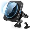 ESR Caricabatterie da Auto MagSafe, Caricatore Wireless Magnetico da 15W, Supporto per iPhone 17/17e/16/15/14/13/12, Galaxy S26/S25 Series, per Il cruscotto/Bocchetta dell'Aria,Ricarica Rapida, Nero