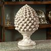 CERAMICHE CALTAGIRONE Pigna Ceramica cm 32 Siciliana Caltagirone Bianco Antico