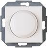 Kopp Athenis 842929080 - Interruttore a pressione, combinato, dimmer LED, per lampadine a incandescenza, 230 V, alogene, taglio di fase, colore: Bianco