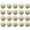 GERILEO Lotto di 10/20 Palloni da Biliardino in Legno di Faggio 33 mm - Calcio Balilla, Calcio Tavolo, Calcetto Tavolo, Sostituzione, Ricambio, Pallone, Giochi (20 palloni)