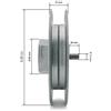 Zanzatap Puleggia Zincata per Tapparelle - Diametro 22cm