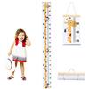 Surplex Grafico Altezza Bambini, Parete Metro PatternRighello Rimovibile Altezza Misurazione Righello per Decorazione la Camera da Letto dei Bambino Nursery Ragazzi e Ragazze In Legno