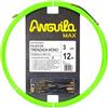 Anguila MAX | Guida Passacavi | Tubi Stretti | Monofilamento | Poliestere intrecciato | Terminali misti | Colore Verde | Diametro 3mm | 12 Metri