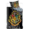 Setino Parure da letto Harry Potter 100% cotone - copripiumino reversibile 140 x 200 cm + federa 65 x 65 cm