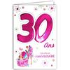 Afie Age Mv 69-2029 - Biglietto di auguri per 30 anni, da donna, motivo Bella femminile, con tacco a spillo