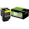 Lexmark Toner Lexmark 802YE 1000 pagine Giallo [80C20YE]