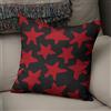BonaMaison Fodera per Cuscino Rosso nero Cotone e Copricuscini Federa per Divano Casa Soggiorno Camera da Letto Decorazione Interni ed Esterni, Dimensioni: 43x43 - Prodotta in Turchia