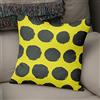 BonaMaison Fodera per Cuscino Giallo neon e fumo Cotone e Copricuscini Federa per Divano Casa Soggiorno Camera da Letto Decorazione Interni ed Esterni, Dimensioni: 43x43 - Prodotta in Turchia