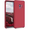kwmobile Custodia Compatibile con Samsung Galaxy S9 Cover - Back Case per Smartphone in Silicone TPU - Protezione Gommata - rosso classico