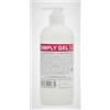Simply Gel disinfettante mani senza acqua da 500 ml - 12 FLACONI