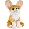 Wild Republic Cuddlekins Fennec Fox, Peluche Di Animali, 30 cm, Peluche Per Neonati, Peluche Per Regalo Di Compleanno Imbottitura Realizzata Partendo Da Bottiglie Riciclate