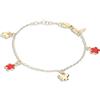 GioiaPura Bracciale Bambino Con Charms Oro 18kt Gioiello Gioiapura Oro 750 GP-S156796